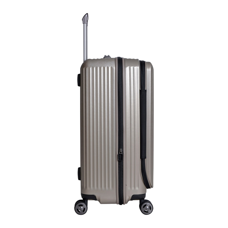 Eminent 67cm Champagne Top lid Front Opening design Checked hard side Trolley case KK50B