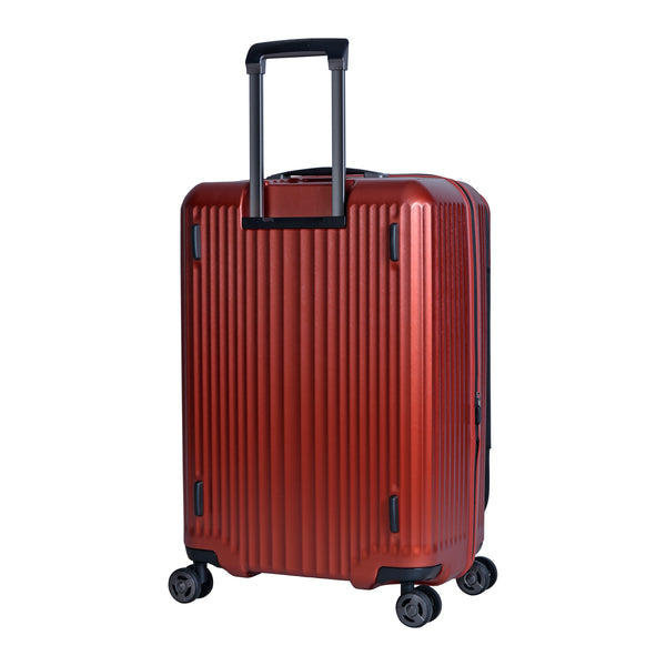 Eminent 67cm (Antique Wine) Top Lid Opening checked luxury Polycarbonate Trolley KK50B-Antique wine