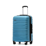 New Zealand Luggage Co - Checked  67cm Lake Blue -  Franz Josef Medium Trolley Case SS604B