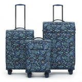 Tosca So-Lite soft side Paisley trolley luggage set AIR4044 sizes 78cm/66cm/52cm