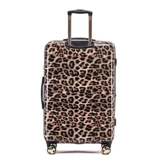 Tosca Checked Hard side Leopard print luxury luggage set 76cm/66cm/53cm TCA111