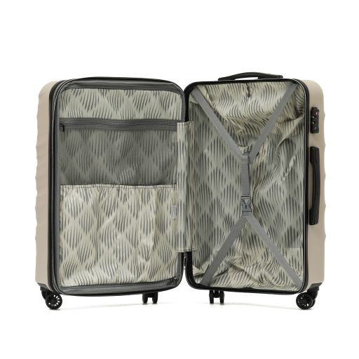 Tosca Cobblestone Interstellar Collection luxury Polycarbonate Hard side Trolley Luggage TCA140B