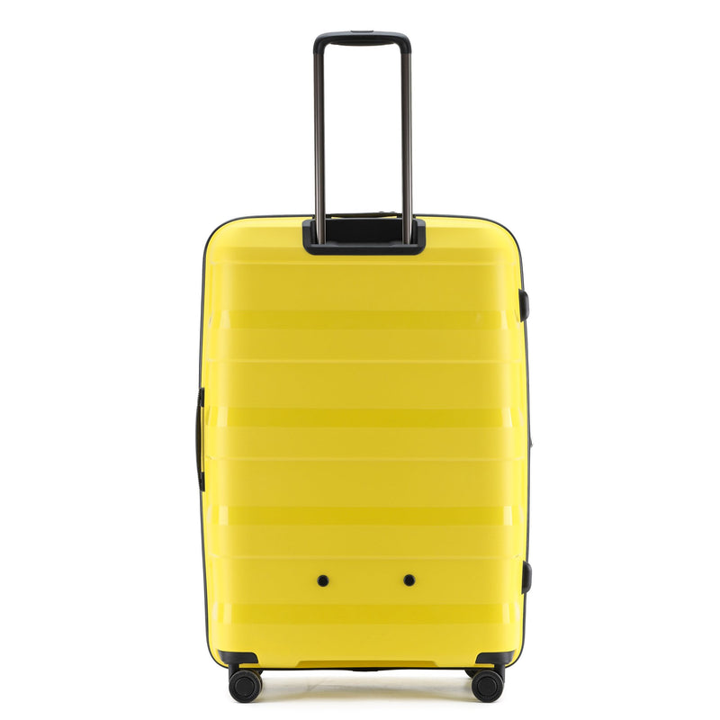 Tosca Yellow Comet luxury polypropylene hard side 2-Pce luggage 78cm & 55cm TCA200-Yellow