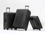 Tosca Knox Collection - 77cm Checked - Black Top End Luxury Polypropylene triple lock system luggage TCA214A