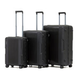 Tosca Knox Collection - 55cm Carry On - Black Clamp style locking system Luxury polypropylene Luggage TCA214C