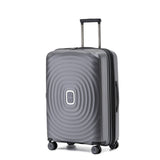 Tosca Eclipse - 67cm Checked - Charcoal  Polypropylene Medium Trolley Luggage TCA300B