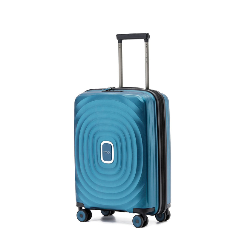 TCA300C-Blue 55cm Tosca Eclipse Polypropylene Carry-on Trolley Luggage