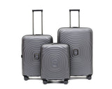 Tosca Charcoal Eclipse luxury polypropylene hard side luggage set 77/67/55cm TCA300