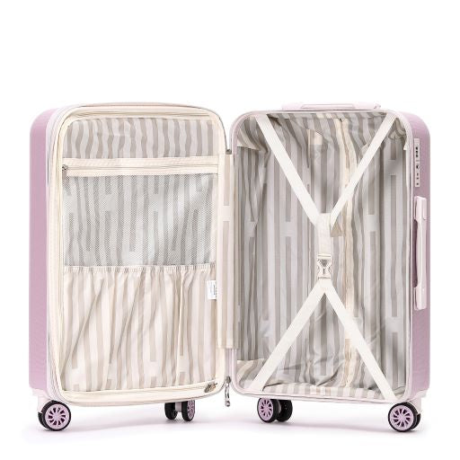 Tosca 75cm Hard side Lilac Maddison Collection luxury polycarbonate luggage TCA410A
