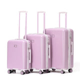 Tosca Maddison Hard side luggage TCA410 Full-set trolleys-Lilac 75cm/64cm/55cm