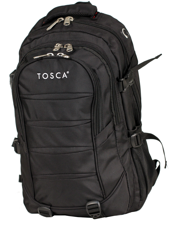 Tosca Black-50cm-H extra-large School College Back Pack TCA700-Black