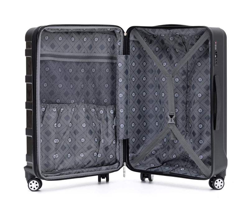 TCA740B-Black 66cm Tosca Warrior Collection Polypropylene luxury trolley luggage