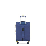 Tosca 54cm Max-Lite Navy-Yellow trims Softside carry-on Trolley luggage TCA7077C