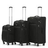 TCA990A 78cm Black Tosca Transporter Large Luxury Softside Trolley luggage