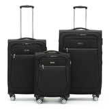 TCA990C 53cm Carry on Tosca Transporter Black Luxury softside Trolley luggage
