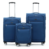 Tosca Transporter - 53cm Carry On -  Blue  softside Luxury Small trolley luggage TCA990C