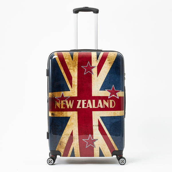 New Zealand Flag - Checked 78CM - Polycarbonate 4-Wheel Trolley Luggage NZ001A
